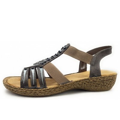 Rieker Sandalette in 45 smoke