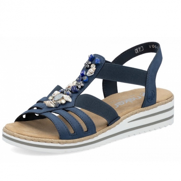 Rieker Sandale in jeans