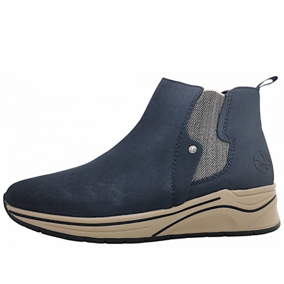 Rieker Stiefelette in pazifik/leinen
