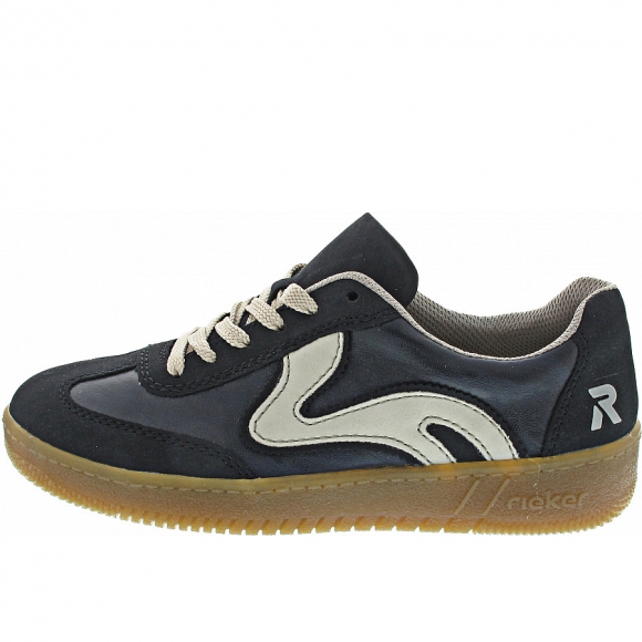 Rieker Sneaker low in pazifik /pazifik/hel