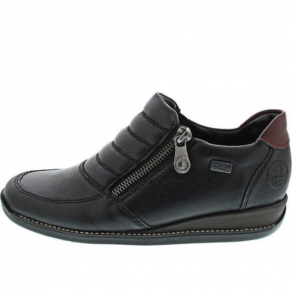 Rieker Slipper in schwarz