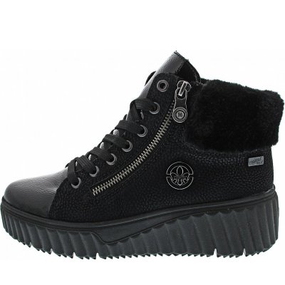 Rieker Schnürstiefelette in schwarz
