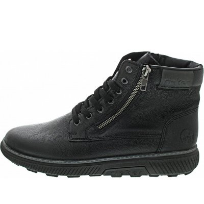 Rieker Schnürstiefel in schwarz