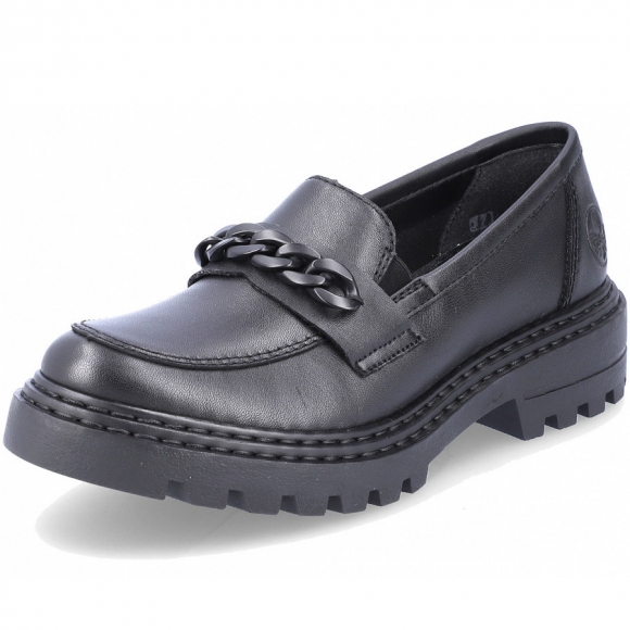 Rieker Slipper in schwarz