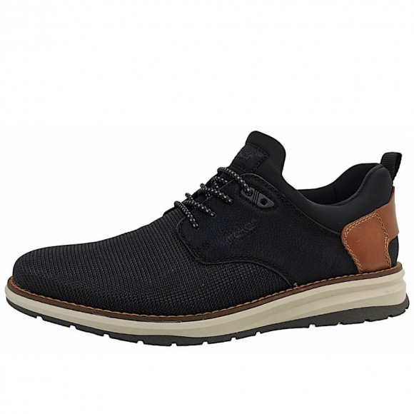 Rieker Slipper in 00- Schwarz/Amaretto