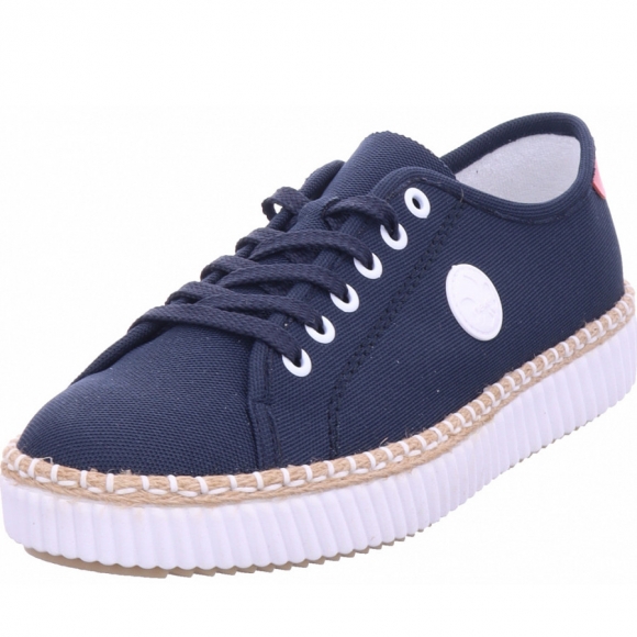 Rieker Leinenschuhe in blau