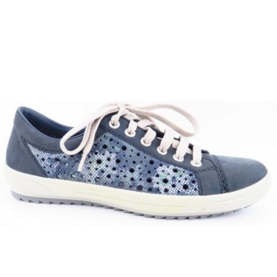 Rieker Halbs. Rieker ozean/blau Sneaker in ozean/blau-metallic