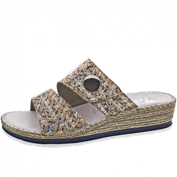 Rieker Pantolette in pebble-multi