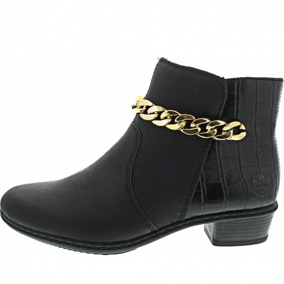Rieker Stiefelette in schwarz