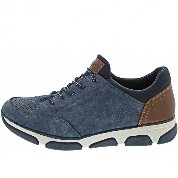 Rieker Slipper in baltik/navy/amaretto