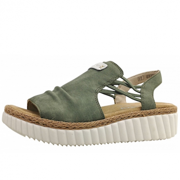 Rieker Sandale in schilf/offwhite