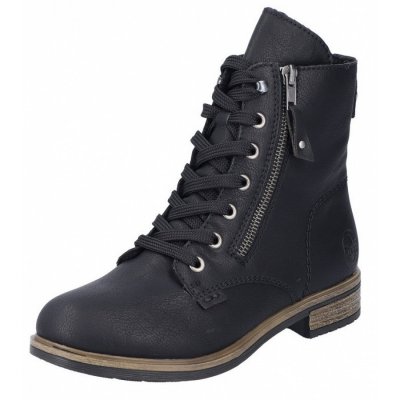Rieker Schnürstiefel in schwarz