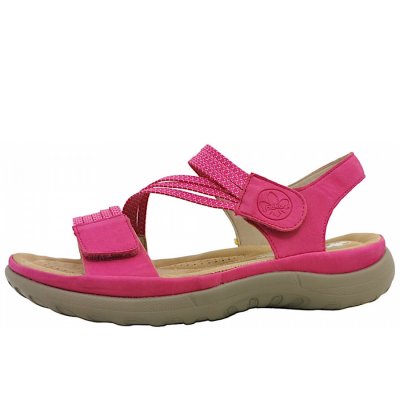 Rieker Nabukino Sandale in 31 fuchsia