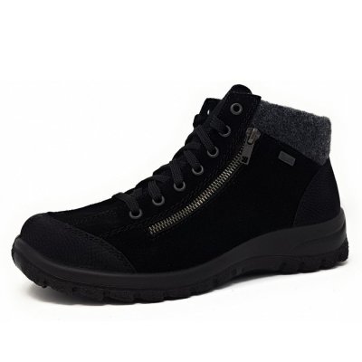 Rieker Schnürstiefelette in blk