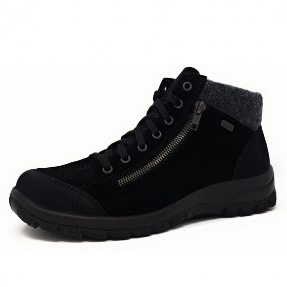 Rieker Schnürstiefelette in blk