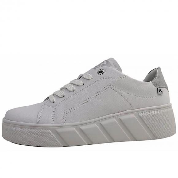 Rieker Rock/Space sportlicher Schnürer in weiss/ice 80