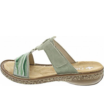 Rieker Pantolette in pistazie