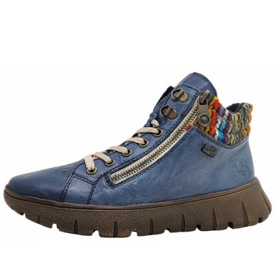 Rieker Schnürstiefel in blau 14