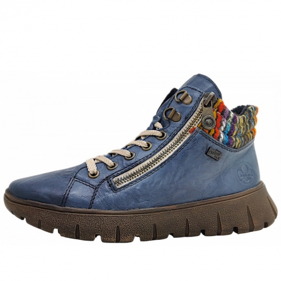 Rieker Schnürstiefel in blau 14