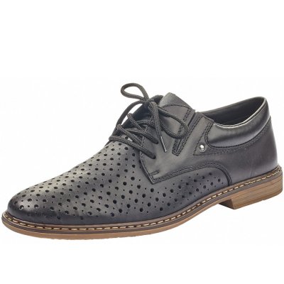 Rieker Schnürschuhe in nero/schwarz