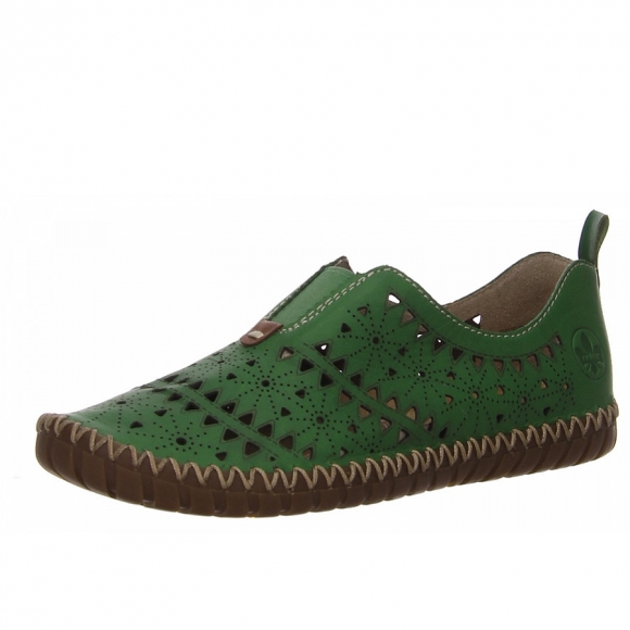 Rieker Slipper in grün