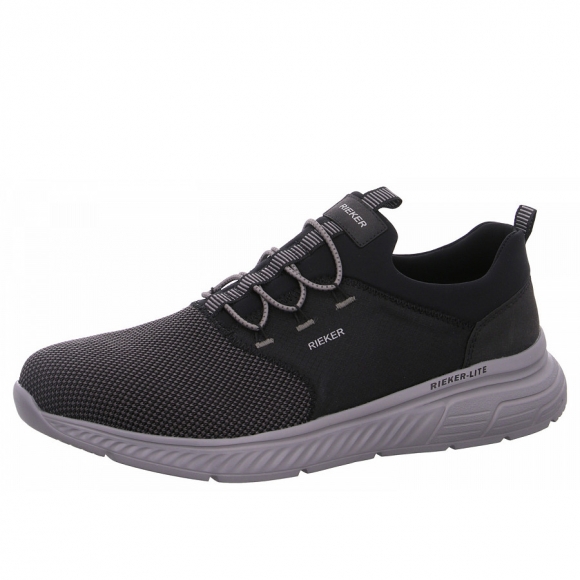 Rieker Slipper in 00 grau schwarz