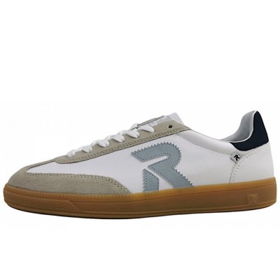 Rieker Samira/Manila/Alburi sportlicher Schnürer in quarz/weiß/bleu/ozean 82