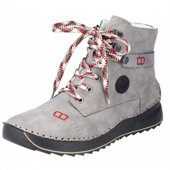 Rieker Schnürstiefel in stone grey
