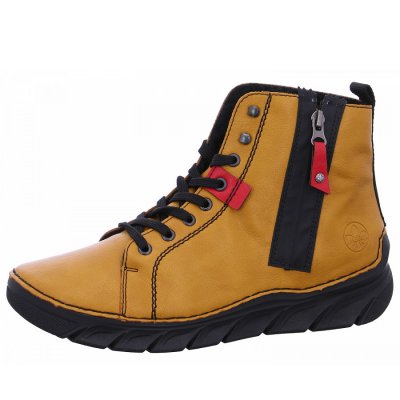 Rieker Schnürstiefel in 68 miele