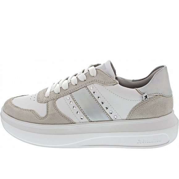 Rieker Sneaker in marble-weiss-perlmutt-wei