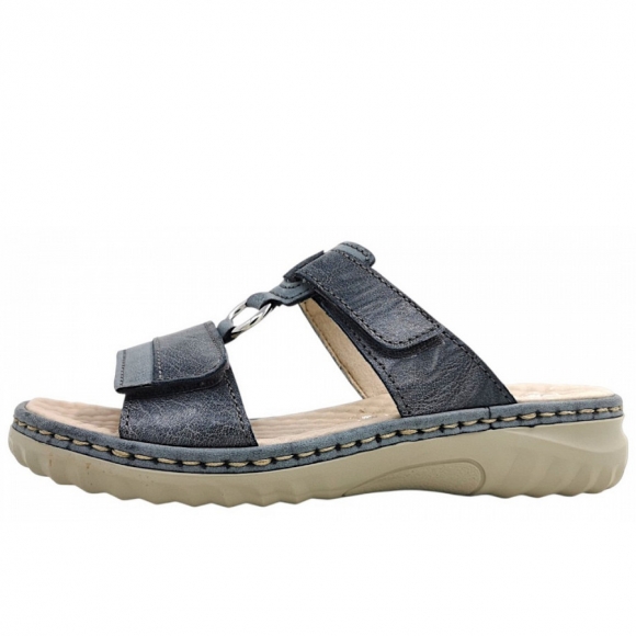 Rieker Pantolette in blau 14
