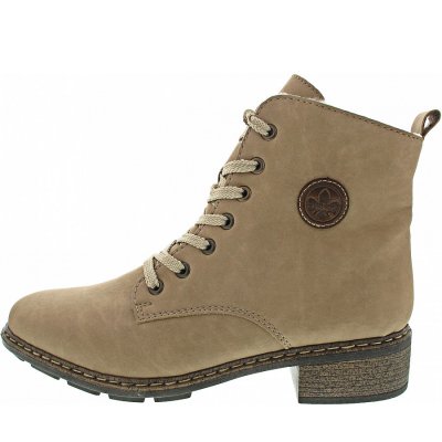 Rieker Schnürstiefelette in beige