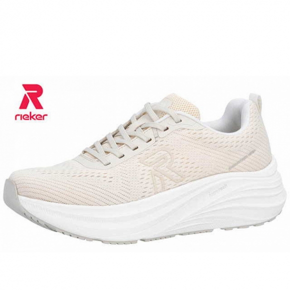 Rieker Schnürschuhe in beige