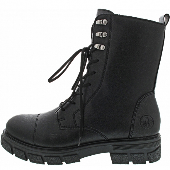 Rieker Schnürstiefelette in schwarz