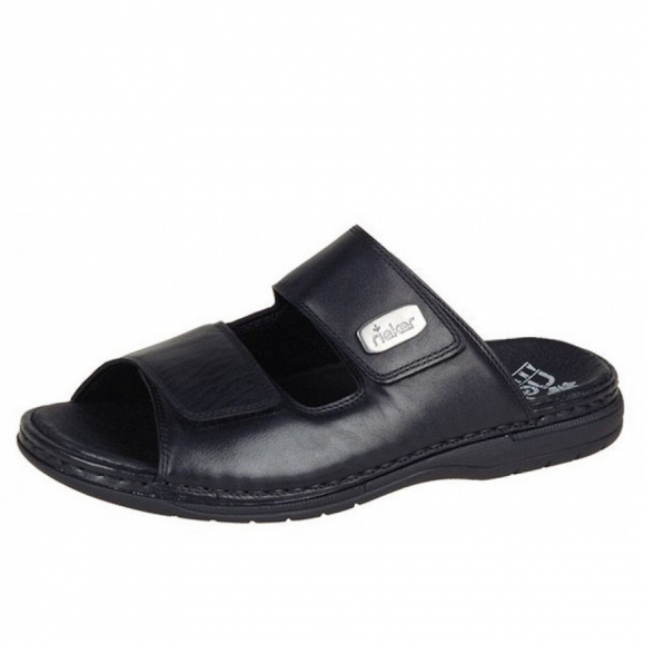 Rieker Pantolette in schwarz