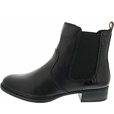 Rieker Chelsea Boot in schwarz-miele