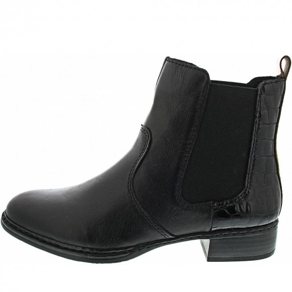 Rieker Chelsea Boot in schwarz-miele