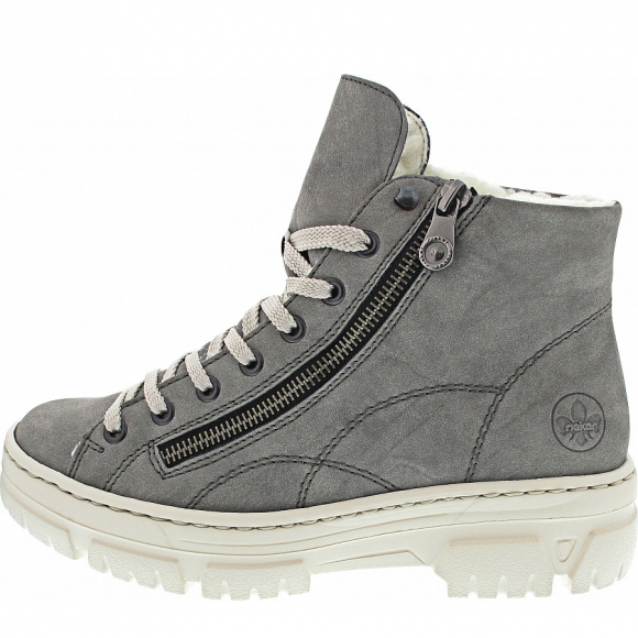 Rieker Schnürstiefel in grey