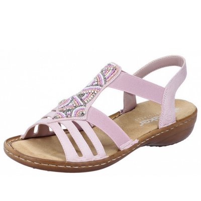 Rieker Sandale in pastellrosa