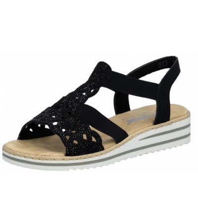 Rieker Sandalette in schwarz