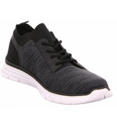 Rieker Slipper in schwarz-grau/schwarz/schwarz/s