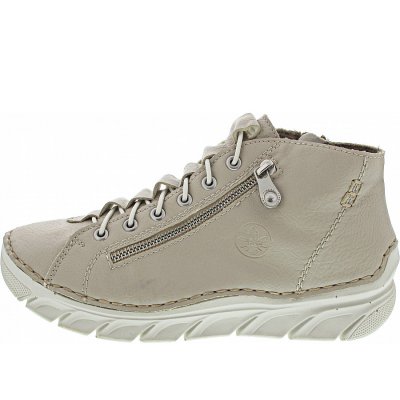 Rieker Schnürstiefelette in beige