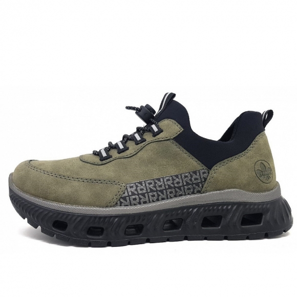 Rieker Morelia Slipper in 54 grün kombi