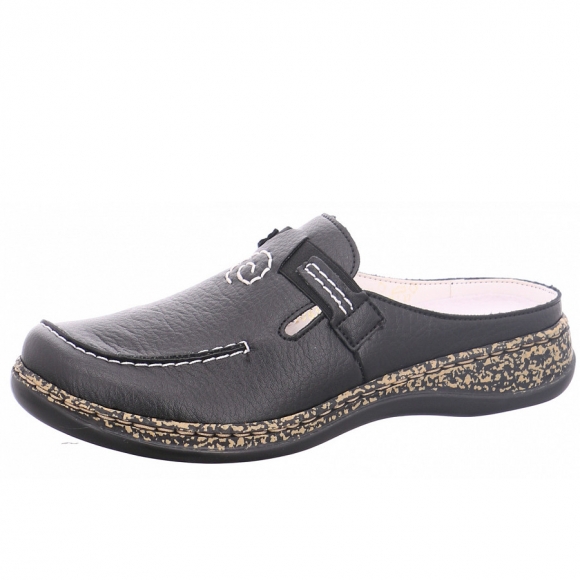 Rieker Clogs in schwarz