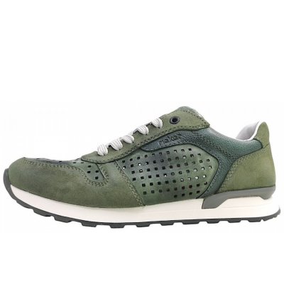 Rieker Sheepsuede/Clarino Schnürer in olive 52