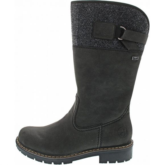 Rieker Schaftstiefel in anthrazit/anthrazit