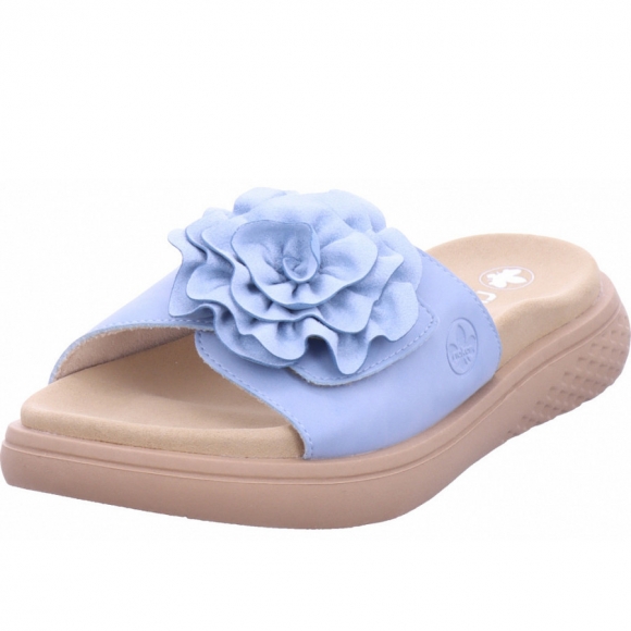 Rieker fsk damen sandalen Pantolette in blau