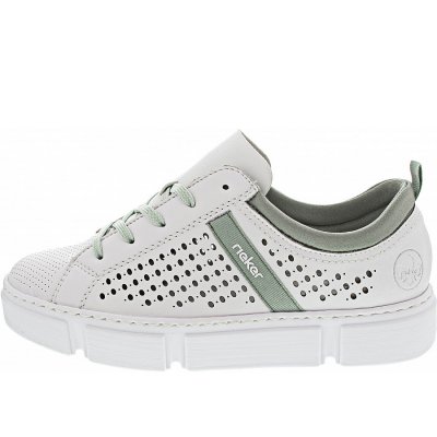 Rieker Sneaker low in sportweiss-perlmint