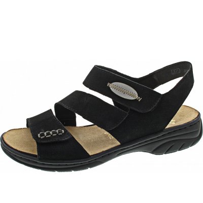 Rieker Sandale in schwarz/cement