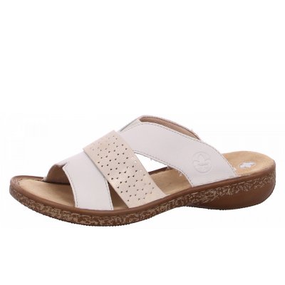 Rieker Pantolette in 801 offwhite